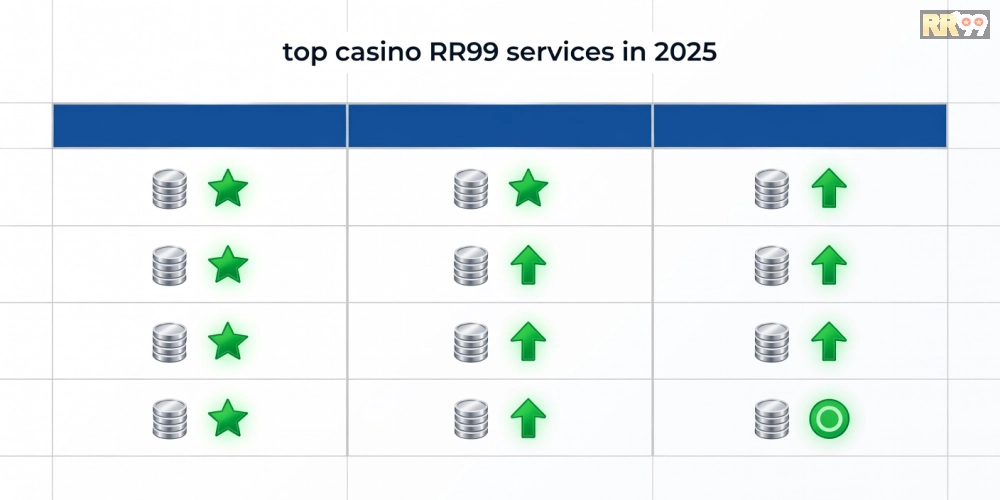 Bảng giá các gói dịch vụ top casino rr99 cập nhật mới nhất năm 2025