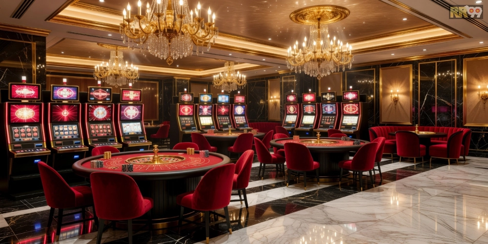 Golden RR99 Palace trong top casino rr99 với không gian sang trọng và trò chơi đa dạng