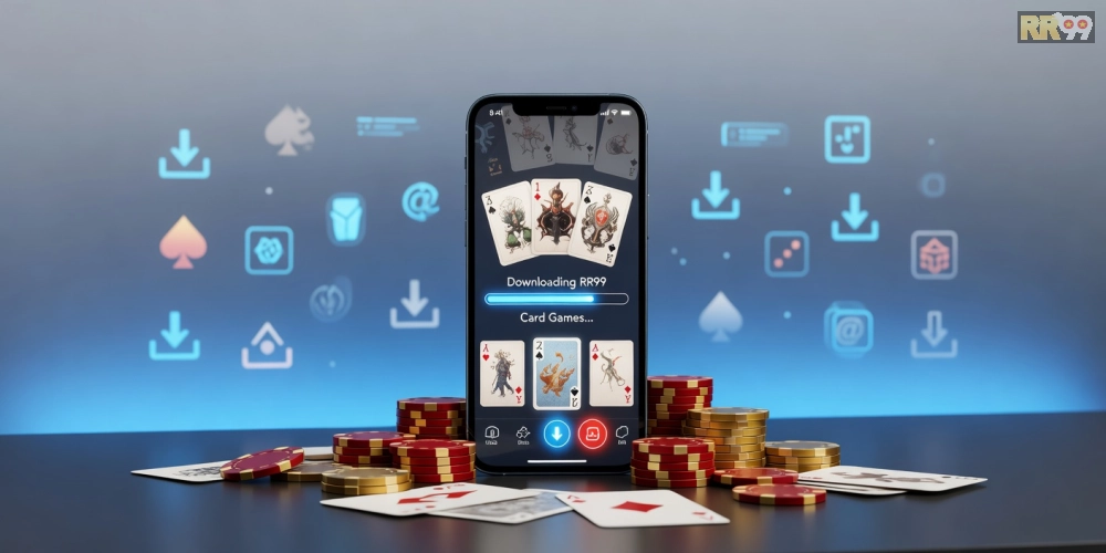 Khái niệm tải game bài rr99 được minh họa qua giao diện ứng dụng